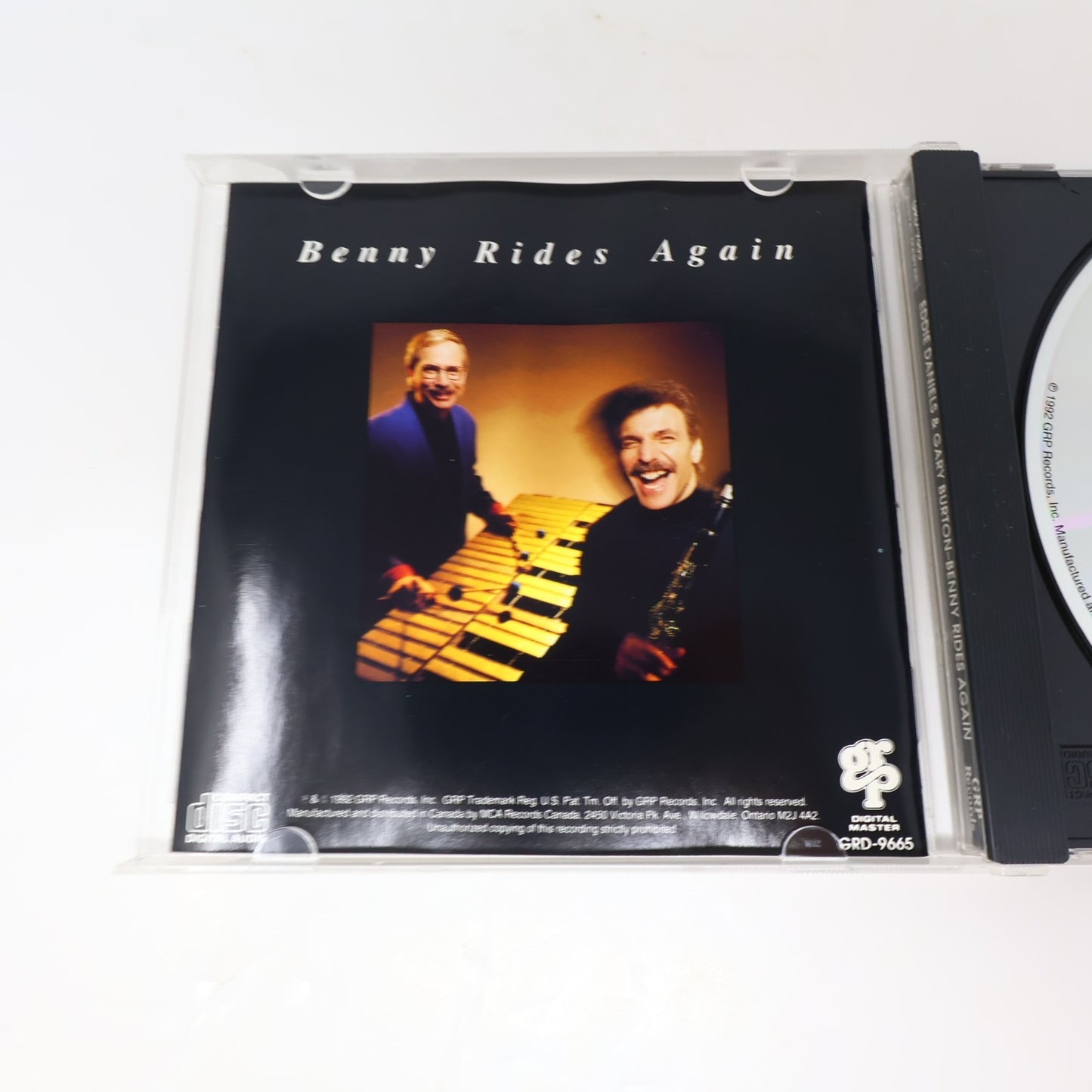 Eddie Daniels/Gary Burton Benny Rides Again CD Jazz 1992 GRP GRD-9665 Moonglow