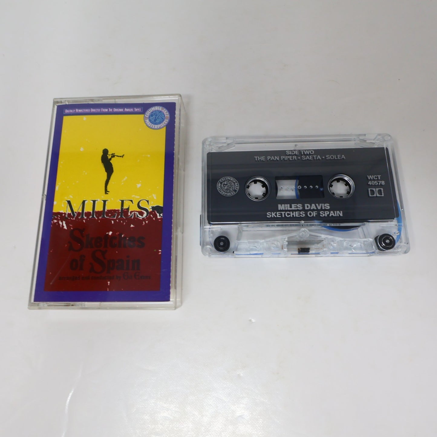 Miles Davis 3 Cassettes Lot Columbia Jazz Sketches Of Spain/Ballads/'58
