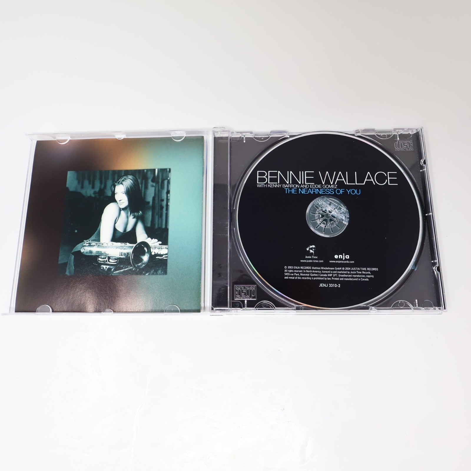 The Nearness of You CD Bennie Wallace Enja/Justin Time 2004 Jazz Bop JENJ 3310-2