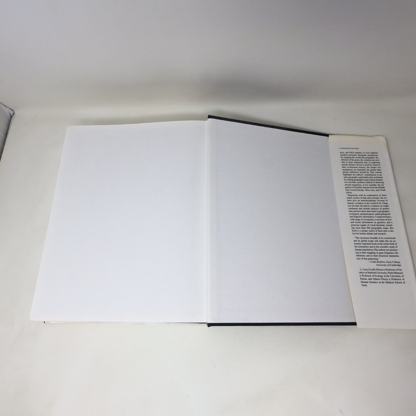 1994 The History and Geography of Human Genes Cavalli-Sforza/Menozzi/Piazza HC