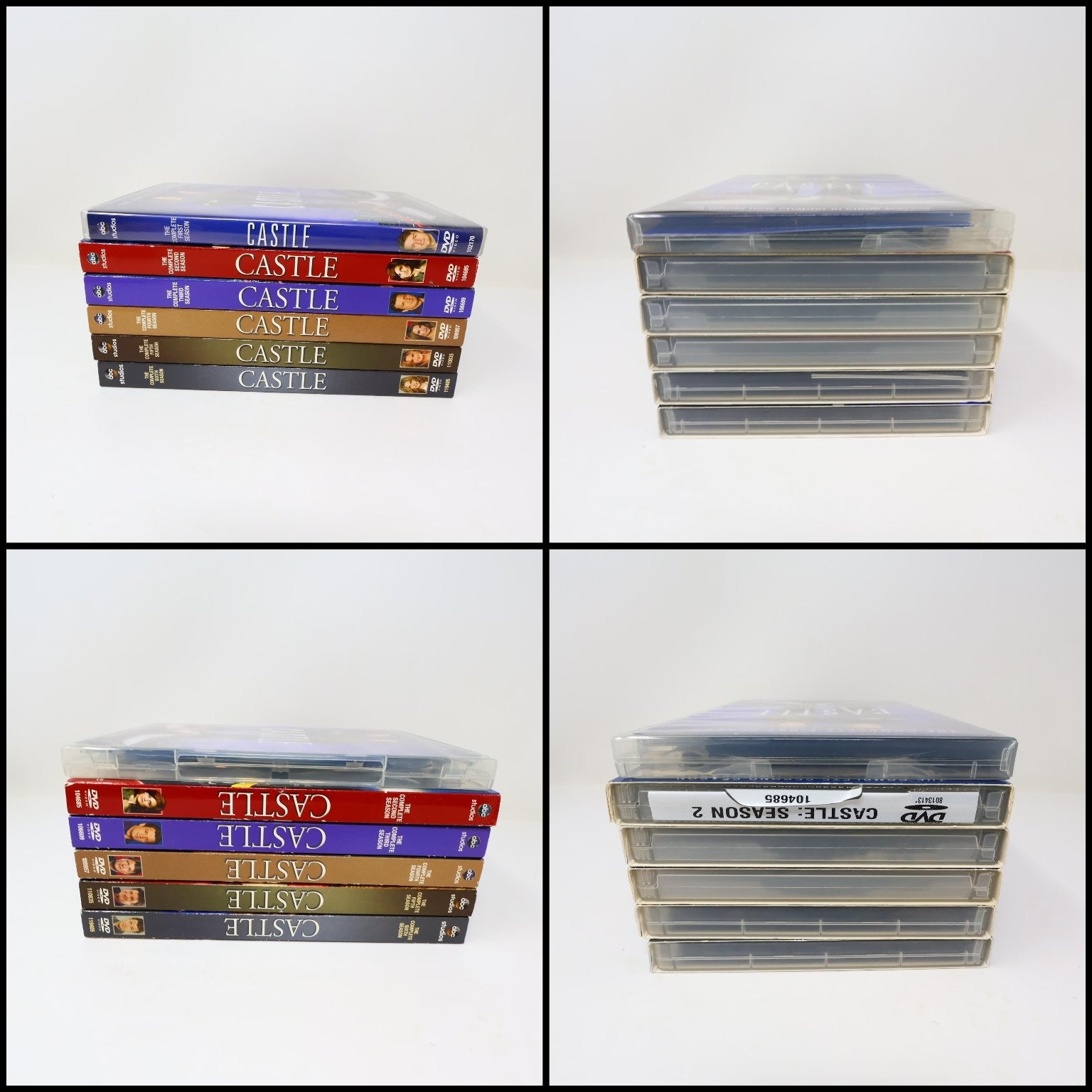Castle 6 DVD Lot Seasons #1-6 2009-2014 Stana Katic Nathan Fillion NTSC Region 1