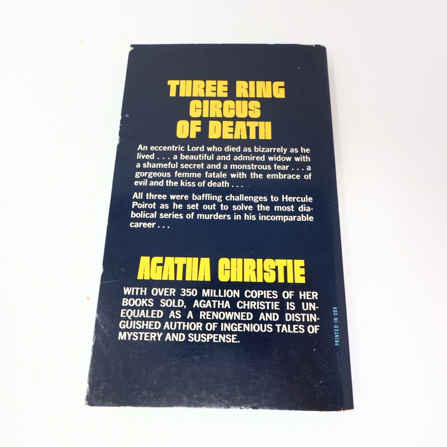 Agatha Christie 2 Books Lot Poirot Appointment With Death/Dead Man's Mirror 1971