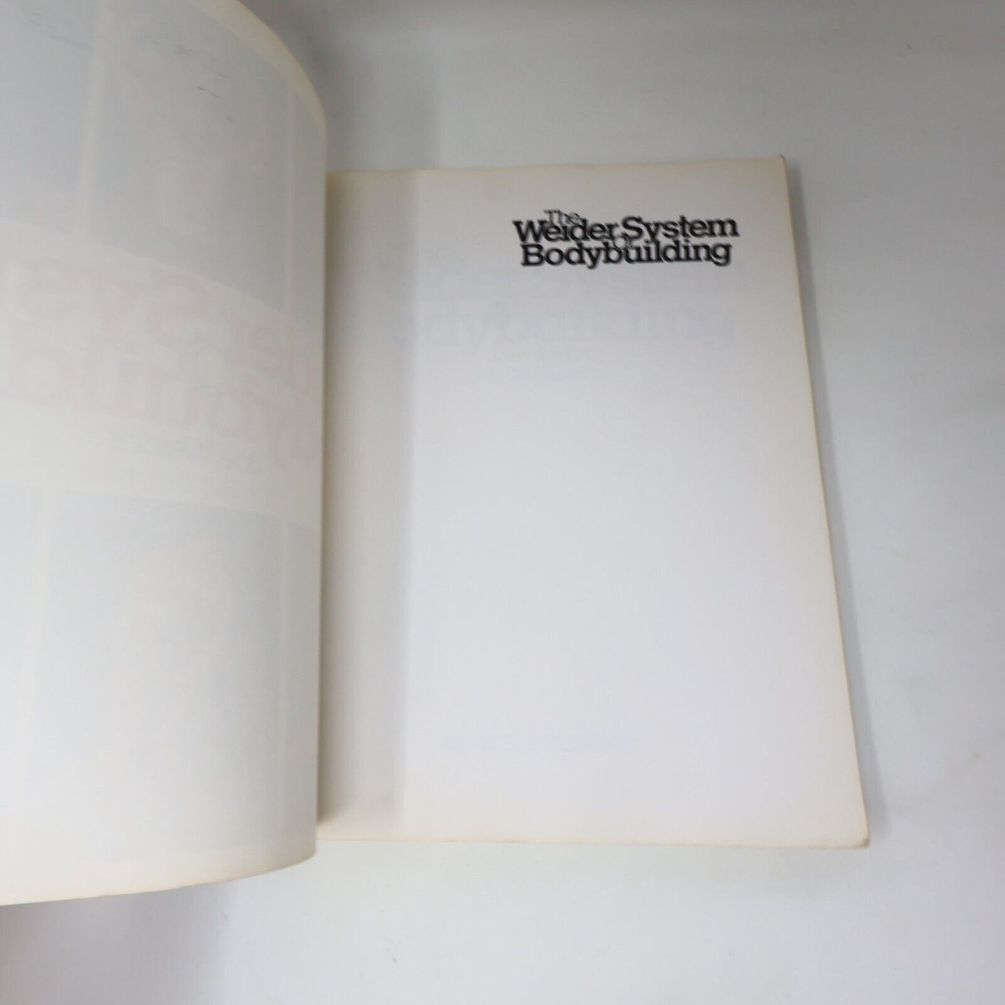 1983 The Weider System of Bodybuilding by Joe Weider Bill Reynolds Paperback PB