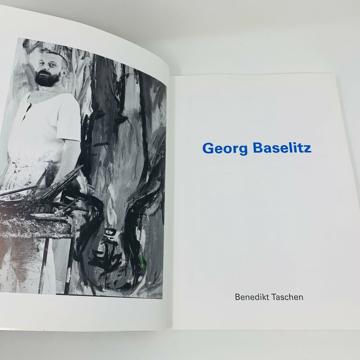 1994 Georg Baselitz by Franz Dahlem Tashen Paperback Art Work Paintings Book