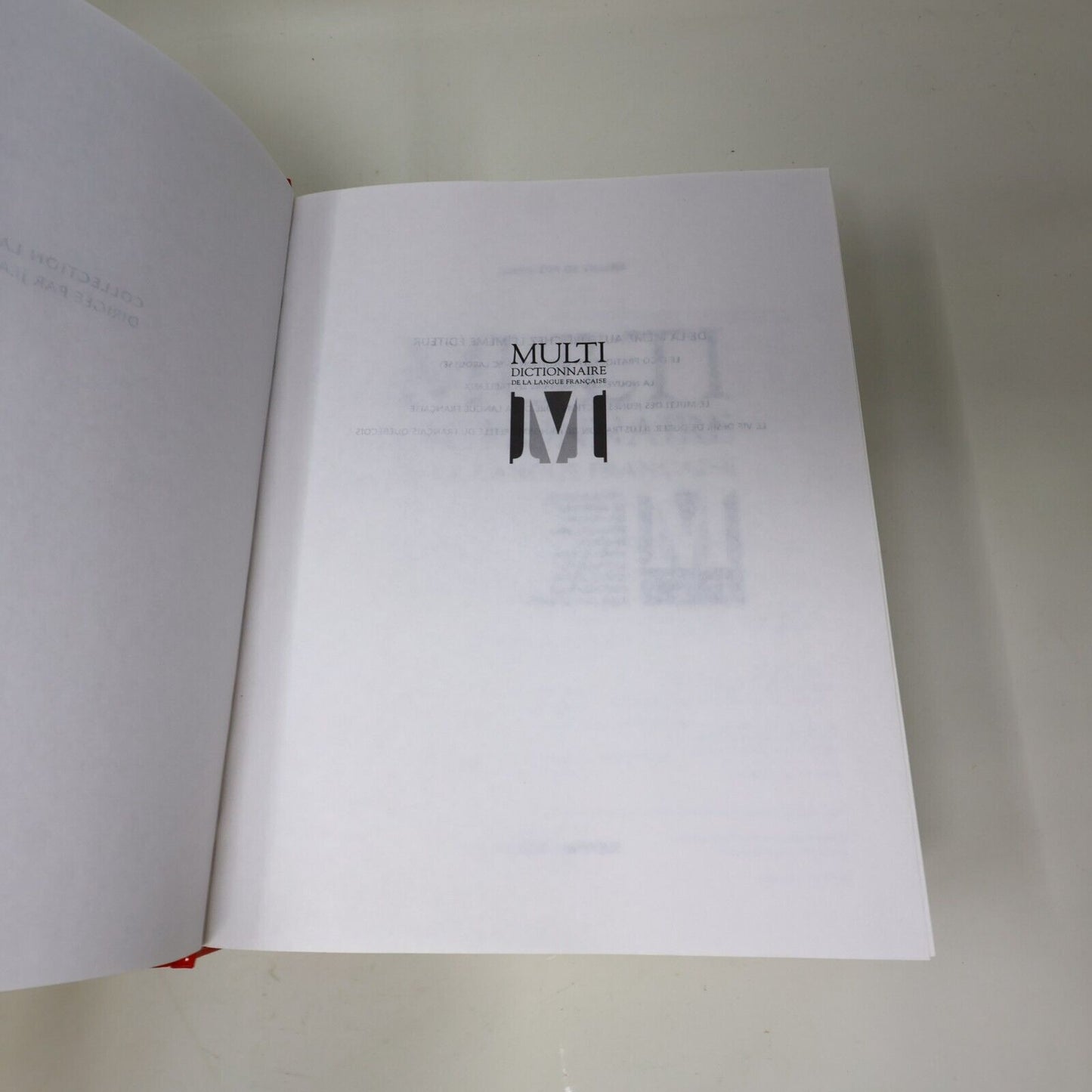 2009 Multi Dictionnaire de la Langue Française 5E Édition Marie-Éva de Villers