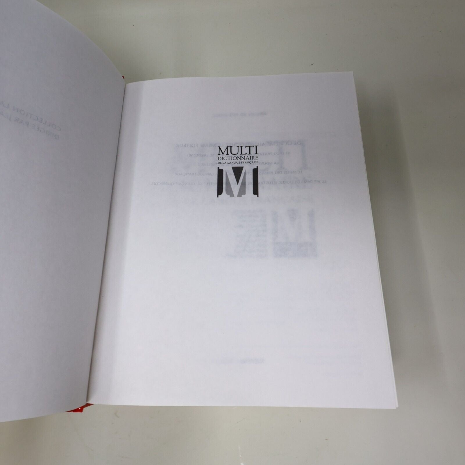 2009 Multi Dictionnaire de la Langue Française 5E Édition Marie-Éva de Villers