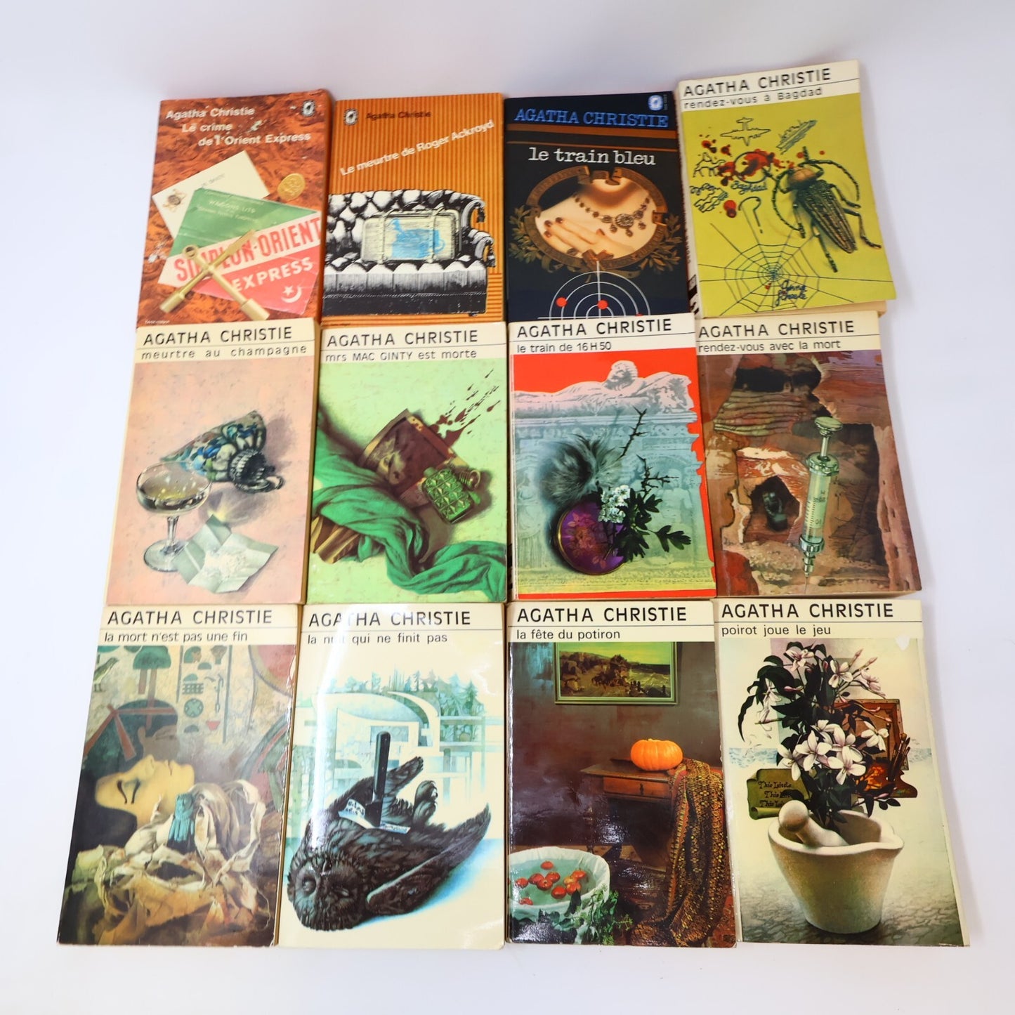 Club des Masques Lot 25 Livres Agatha Christie/Exbrayat/E. Wallace Français PB