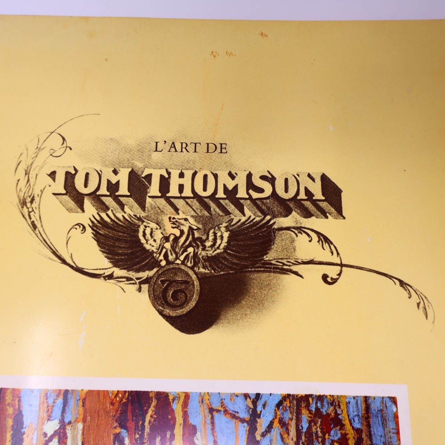 L'Art de Tom Thomson Art Gallery of Toronto 1972 Catalogue d'Exposition Français