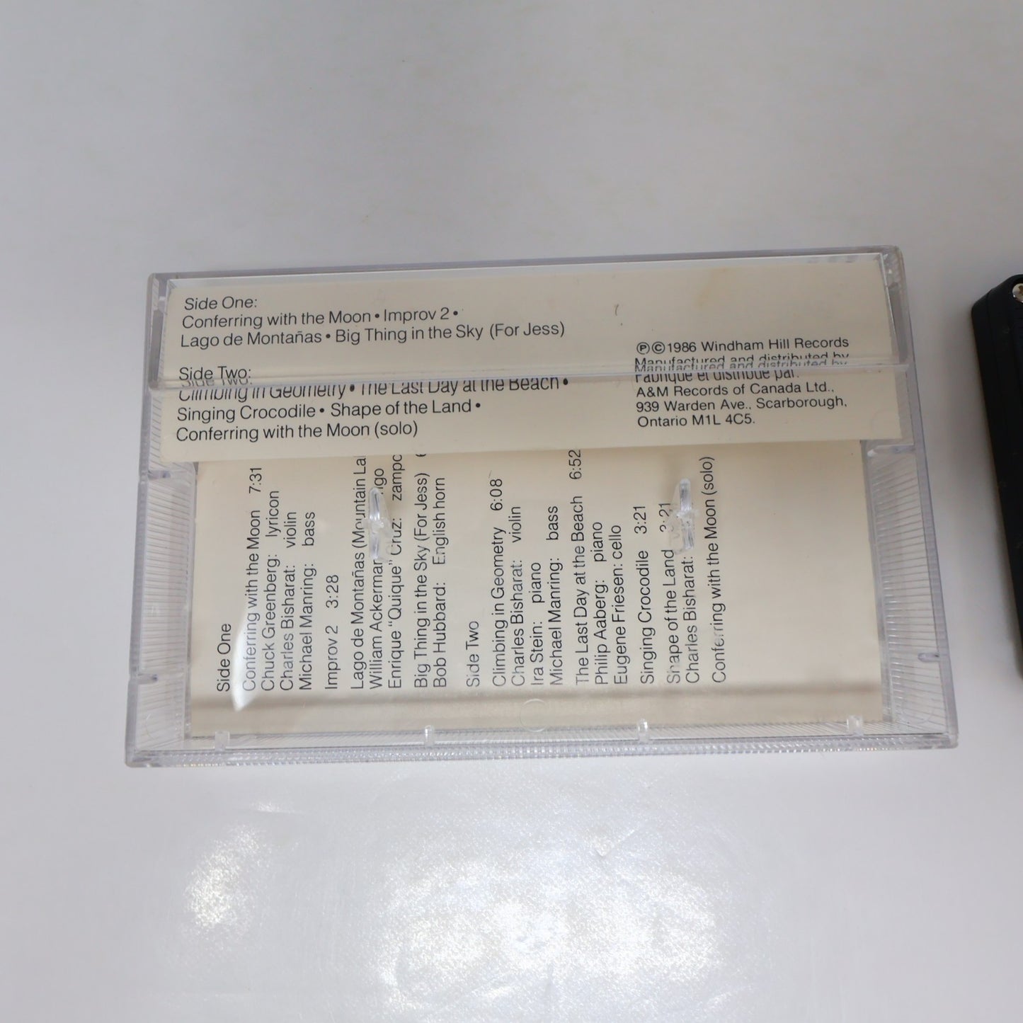William Ackerman Conferring With The Moon Cassette Windham Hill Records 1986