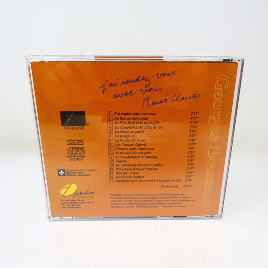 J'ai Rendez-Vous avec Vous CD Renée Claude Georges Brassens Transit 1993 Pop