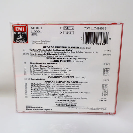 Pachelbel Canon & Gigue Bach Handel Purcell Andrew Parrott/Taverner Players CD