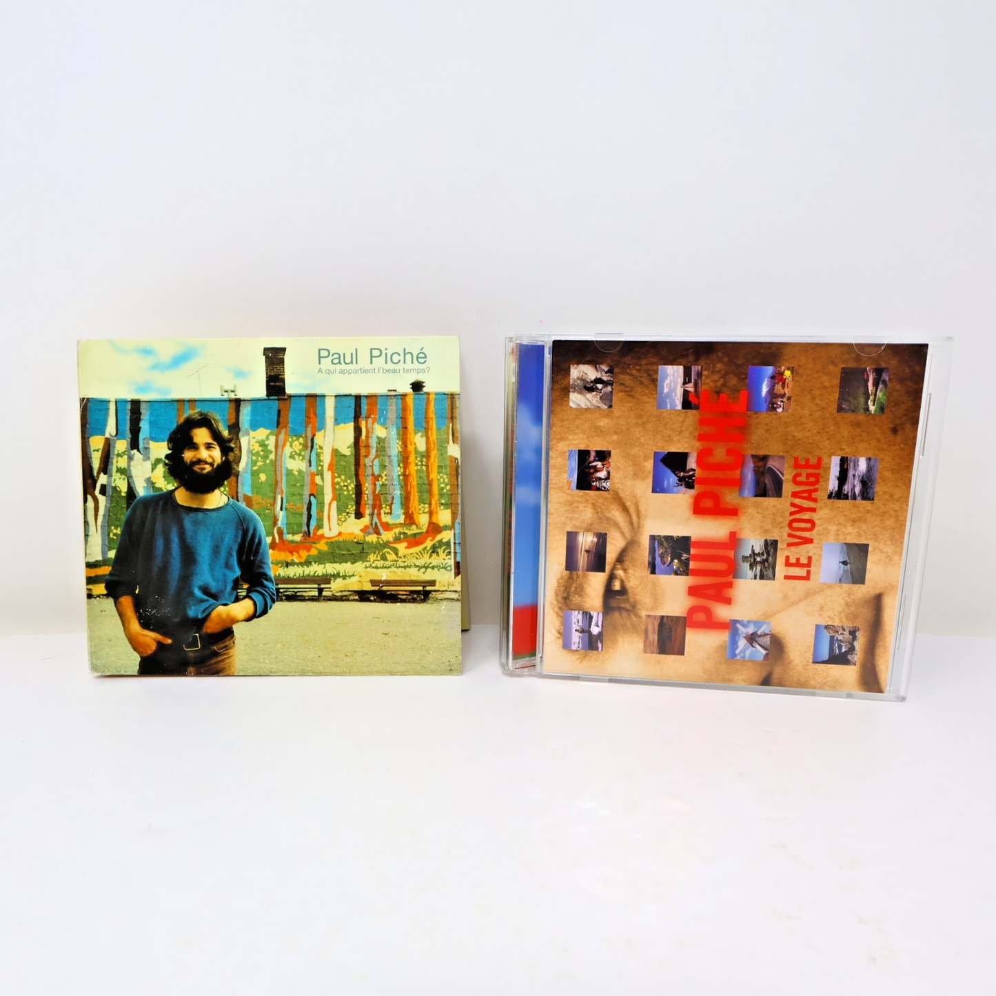 Paul Piché Lot 2 CDs Le Voyage/A qui Appartient l'Beau Temps? (Deluxe) Québécois