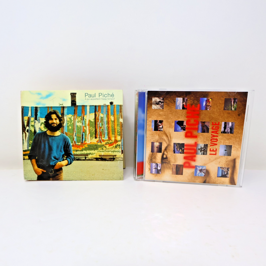 Paul Piché Lot 2 CDs Le Voyage/A qui Appartient l'Beau Temps? (Deluxe) Québécois