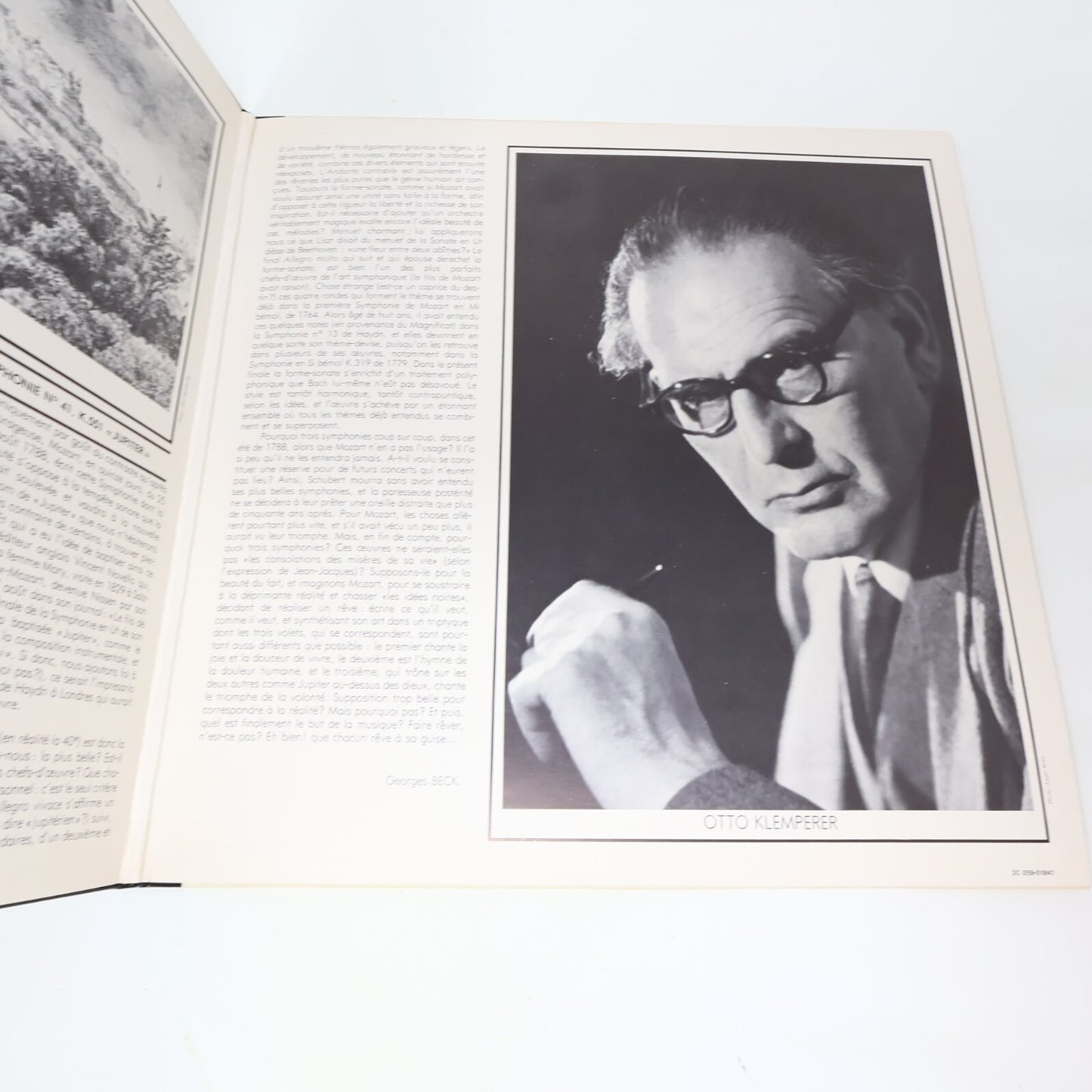 Otto Klemperer Philharmonia Orchestra Mozart Symphonies 40-41 Record C 059-01847