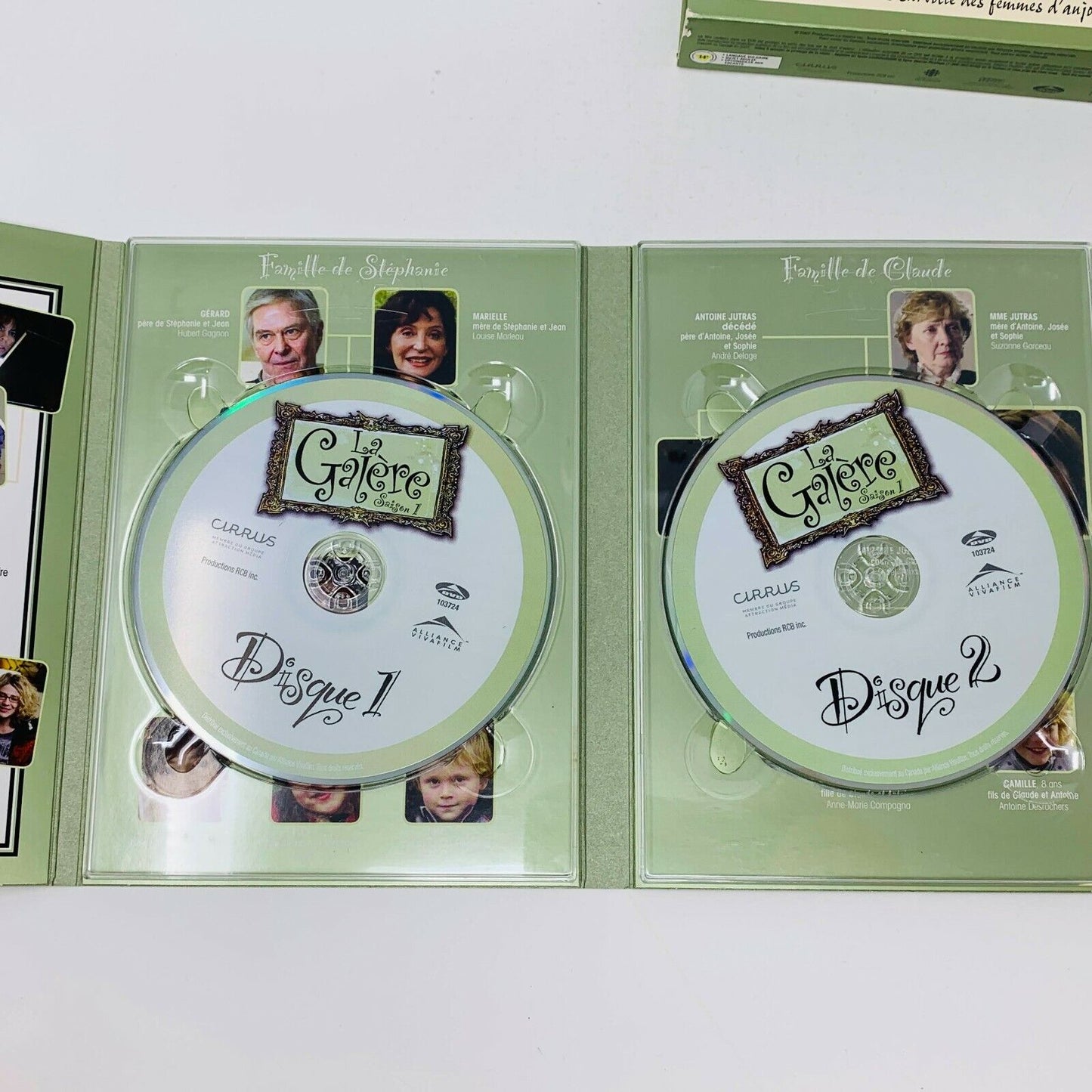 La Galère Saisons #1-2-3 Lot DVD Radio-Canada Télévision Français Hélène Florent