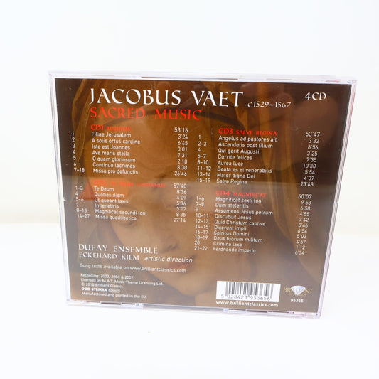 Sacred Music CD Jacobus Vaet/Dufay Ensemble Brilliant Classics 2016 Classical