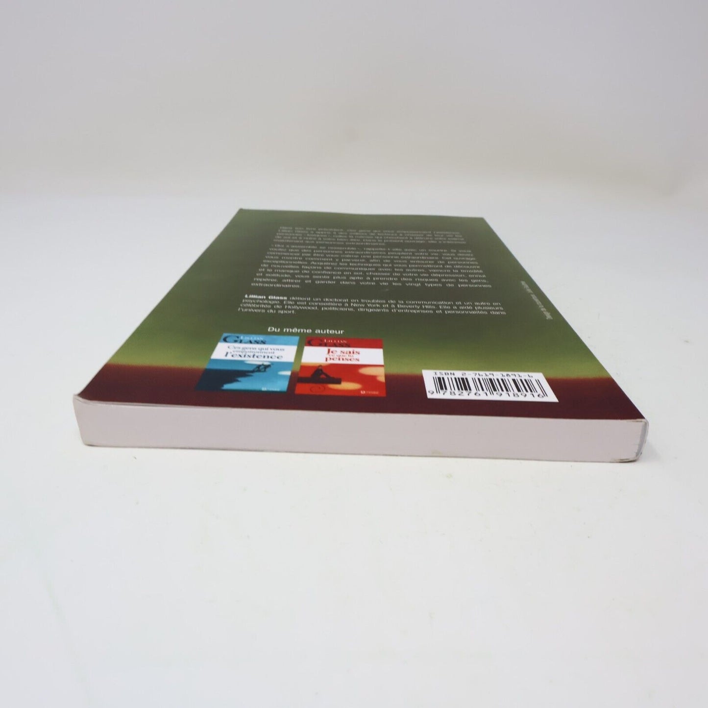 2004 Comment s'Entourer de Gens Extraordinaires de Lillian Glass Psychologie PB
