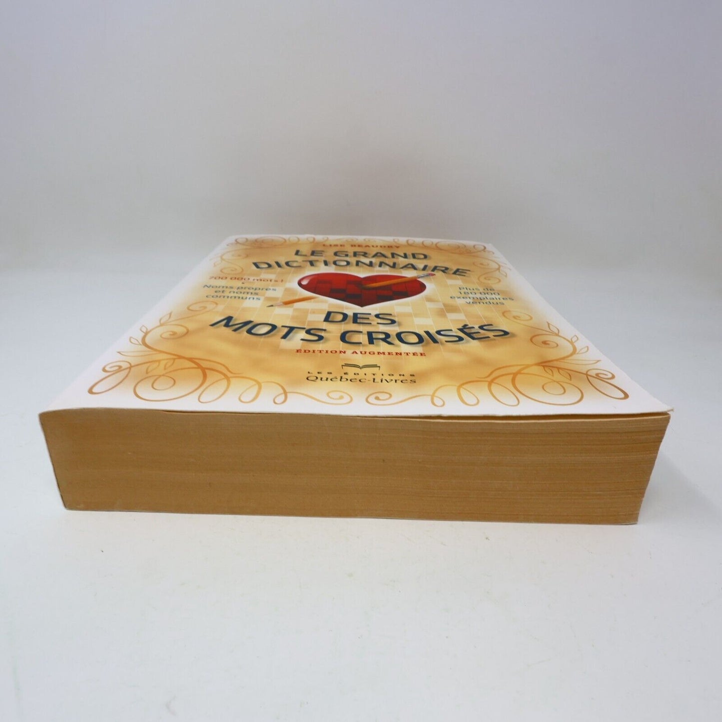 2014 Le Grand Dictionnaire des Mots Croisés Édition Augmentée Lise Beaudry Livre