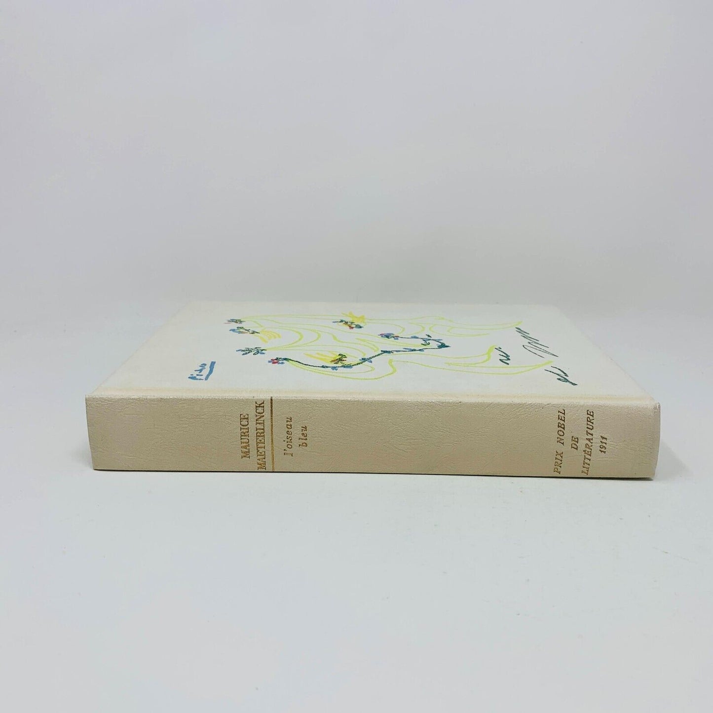 1961 L'Oiseau Bleu Rombaldi Nobel Littérature Maurice Maeterlinck Picasso Cover
