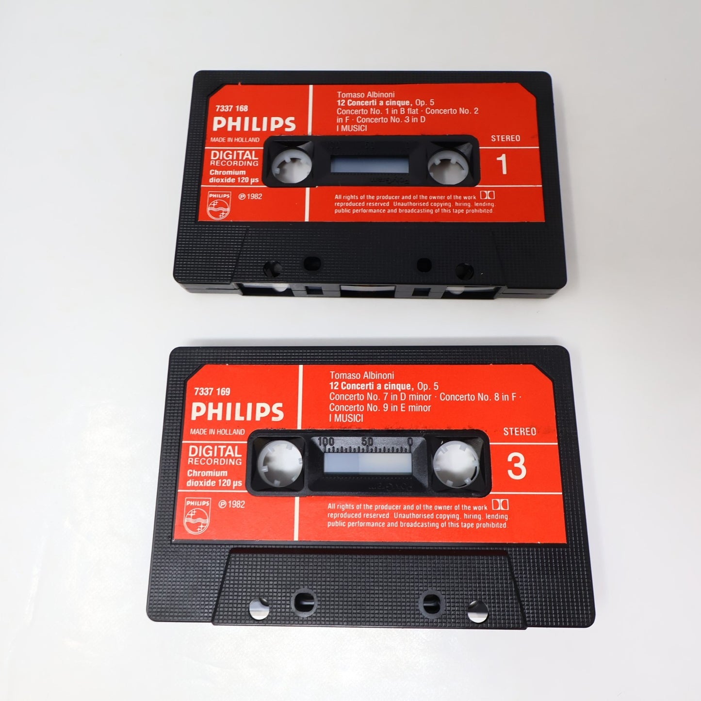 Albinoni/I Musici 12 Concerti A Cinque Op.5 Cassette Box Set Pina Carmirelli 80s