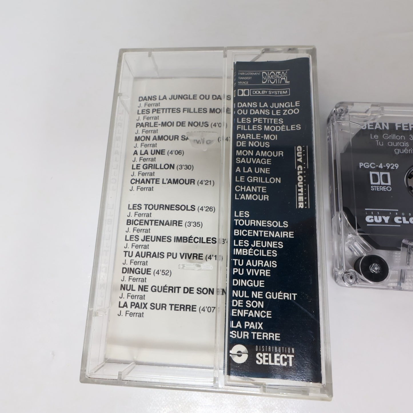 Jean Ferrat Lot 3 Cassettes Je ne suis qu'un cri/16 Nouveaux Poèmes D'Aragon