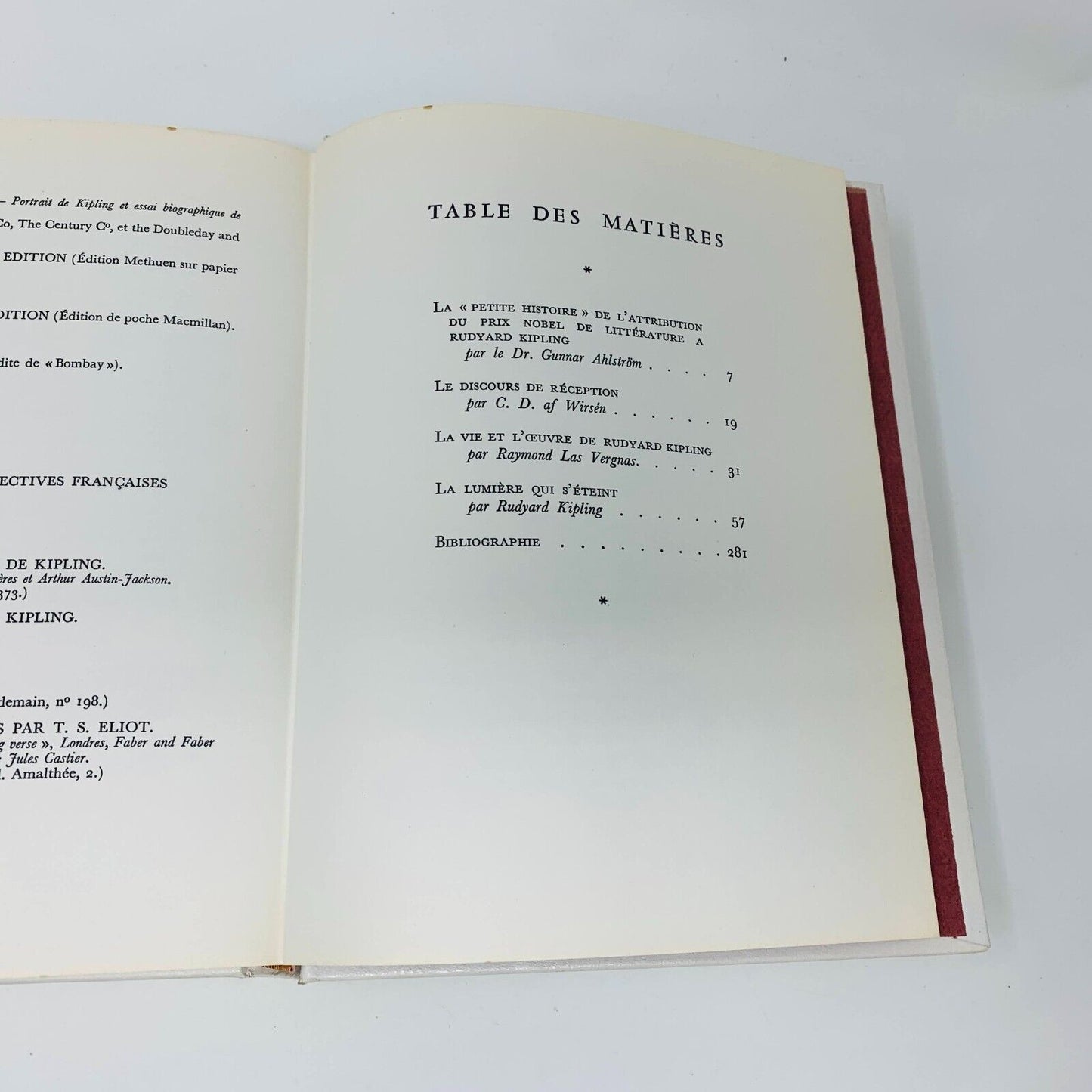 1960 La Lumière qui s'Éteint Rombaldi Nobel Rudyard Kipling Picasso Cover French
