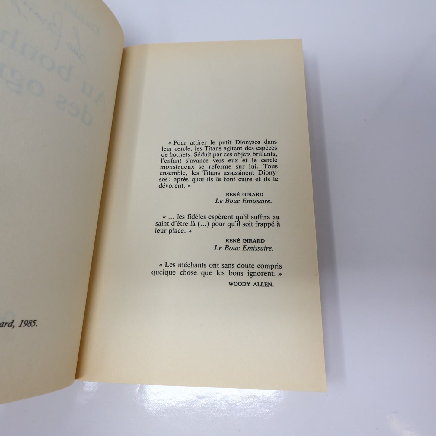 Daniel Pennac Lot 3 Livres Comme un Roman/Chagrin d'École/Au Bonheur des Ogres