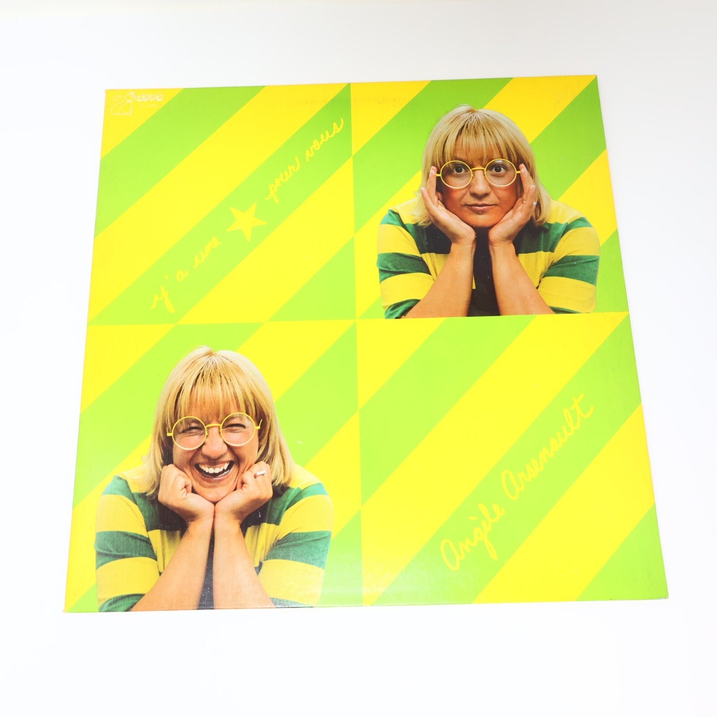 Angèle Arsenault Lot 2 Disques Record Moi J'mange Libre/Y'a Une Étoile Pour Vous