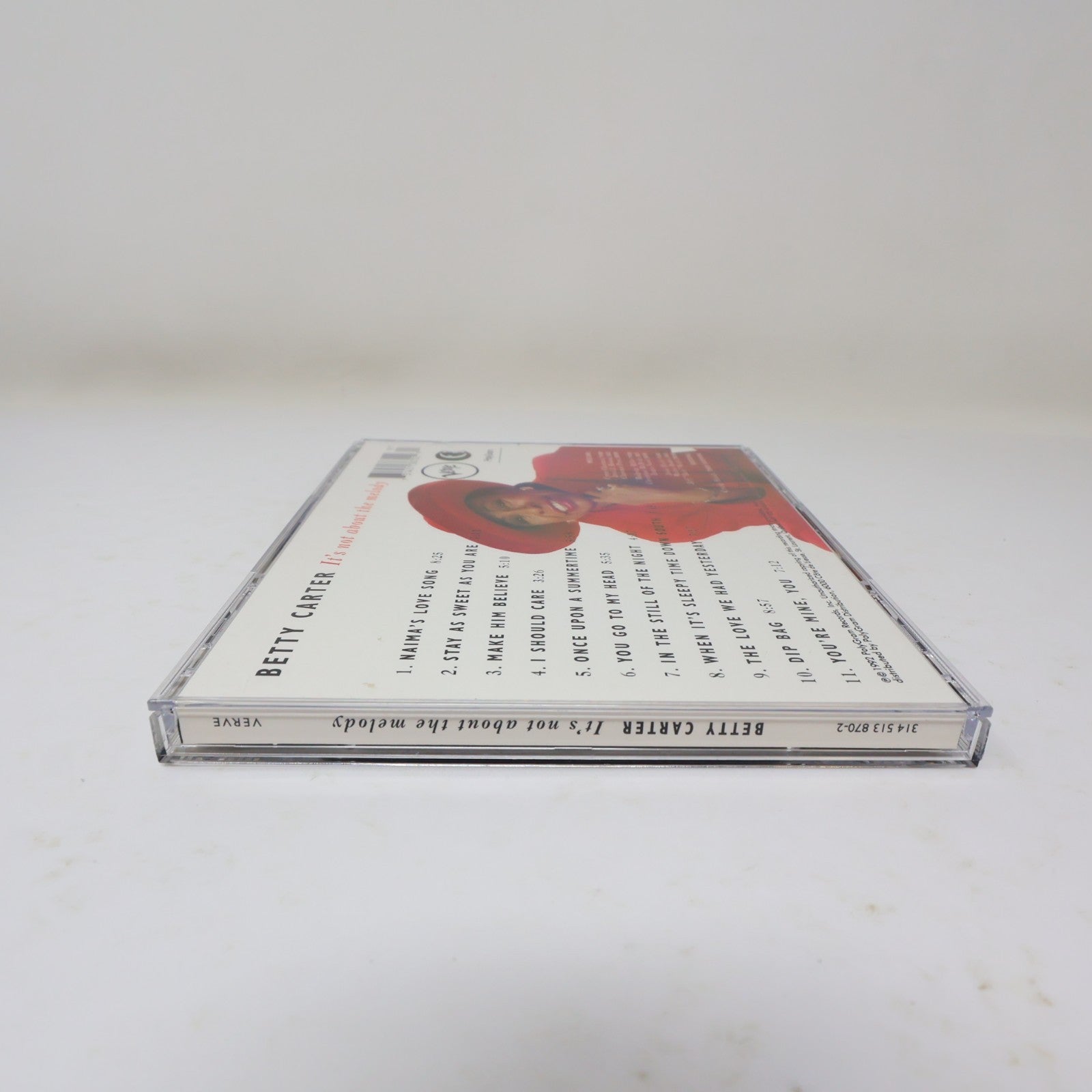 It's Not About Melody CD Betty Carter Polygram 1992 Jazz 314 513 870-2