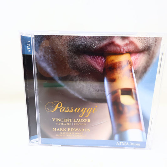 Vincent Lauzer/Mark Edwards Passaggi CD 2013 Baroque Classical Renaissance ATMA
