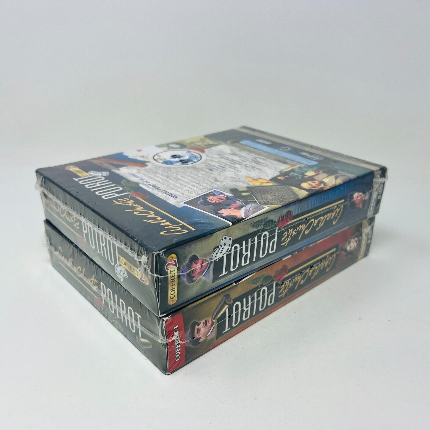Agatha Christie Poirot Coffrets #1-2 Lot de DVD Scellés en Français/French NTSC