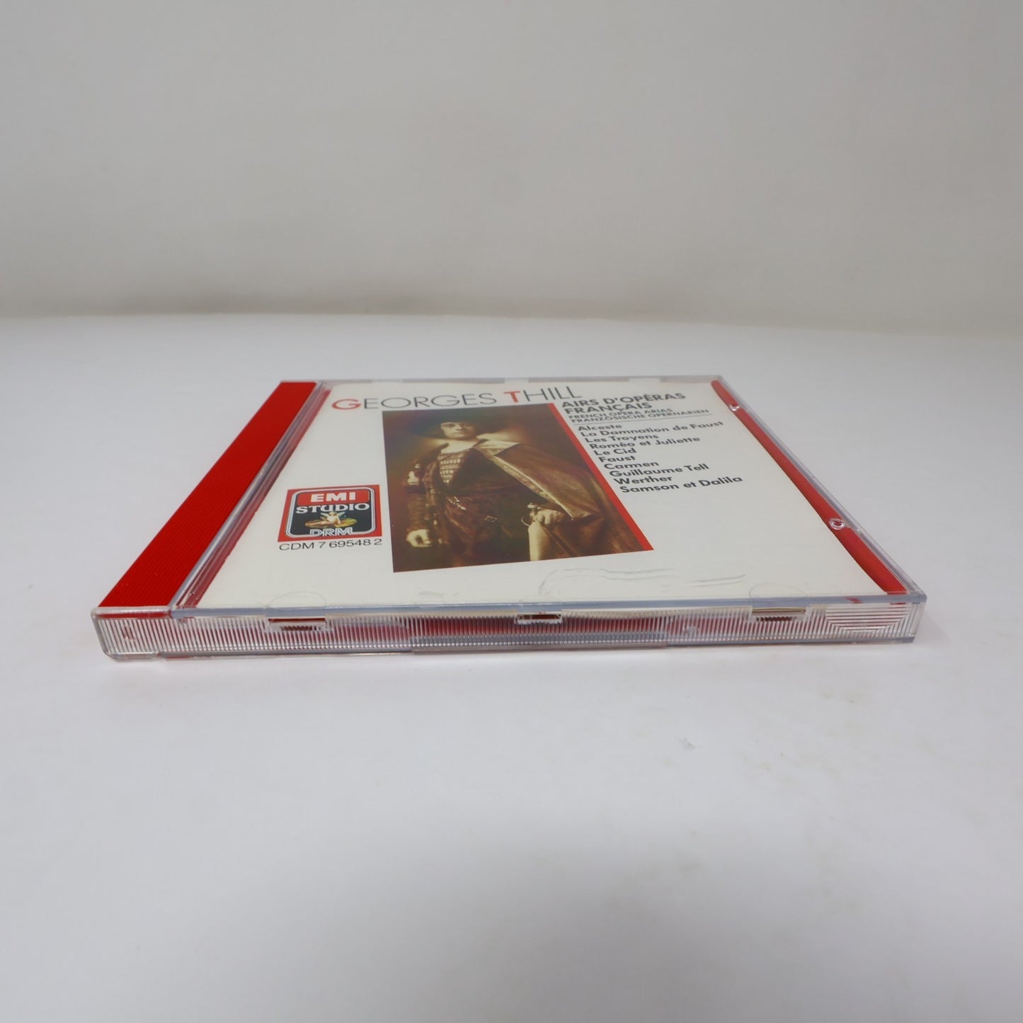 Georges Thill Airs D'Opéras Français/French Opera Arias CD Angel CDM 7 69548 2