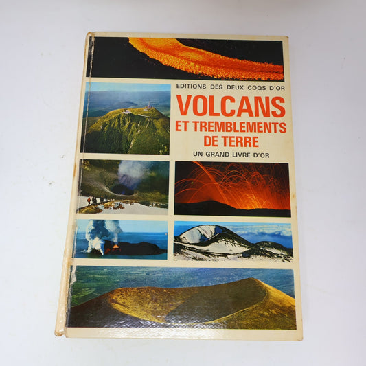1971 Volcans et Tremblements de Terre Deux Coqs d'Or Géographie Géologie Livre