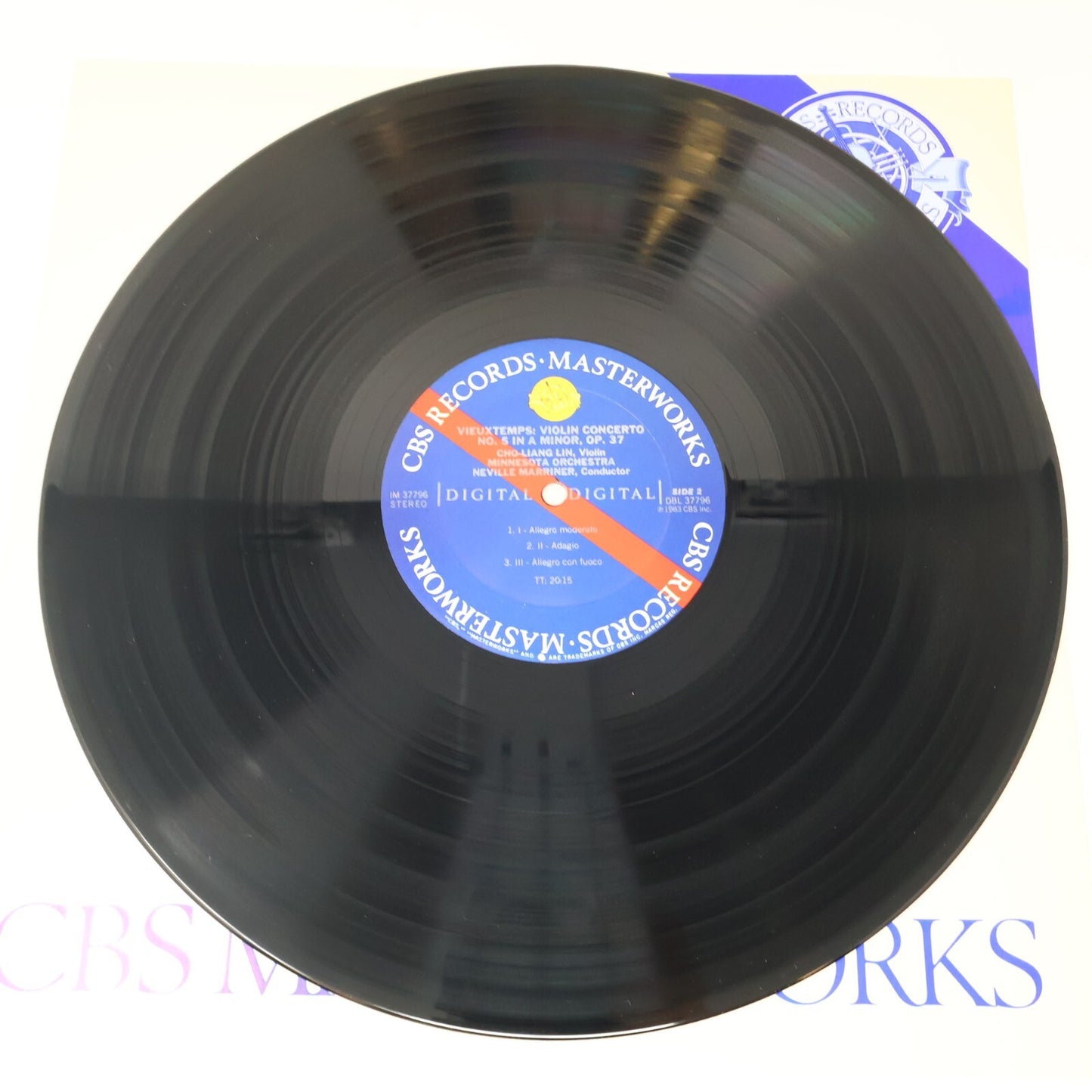 Cho-Liang Lin Haydn Vieuxtemps Violin Concerto Marriner LP Record Masterworks