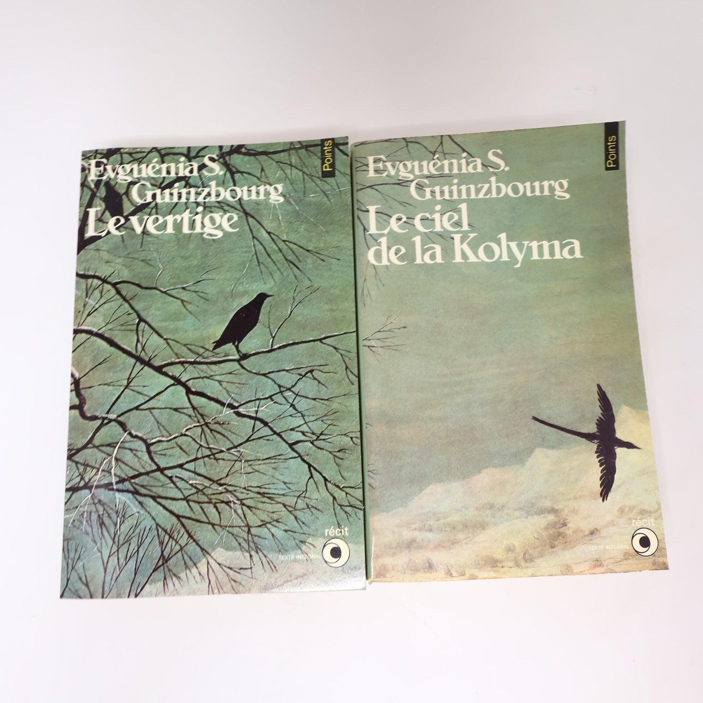 Evguénia S. Guinzbourg Lot 2 Livres Le Vertige/Le Ciel de la Kolyma Points Seuil