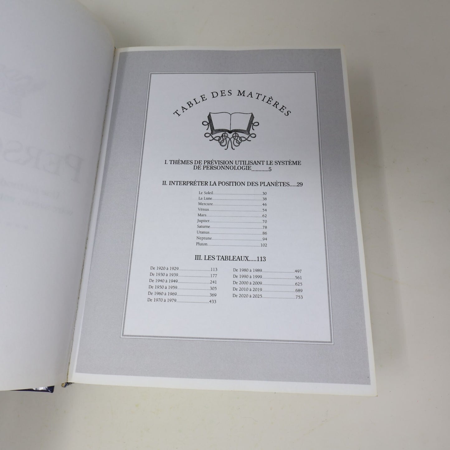 2006 Personnologie Gary Goldschneider Prédire l'Avenir Ésotérisme Divination HC