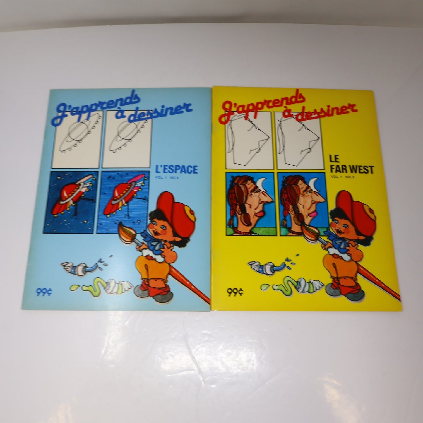 J'Apprends à Dessiner #1-10 Lot 10 Livres à Colorier Québec Agenda Complète 1984
