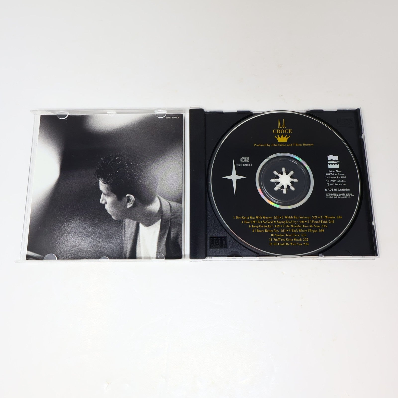 A.J. Croce CD Private Music 1993 Blues 01005-82108-2 90s