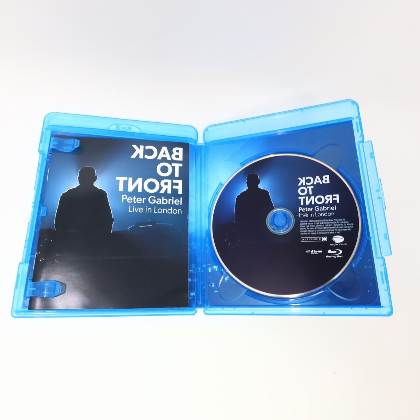Back to Front Peter Gabriel Live in London Blu-ray 2014 Tested NTSC Concert