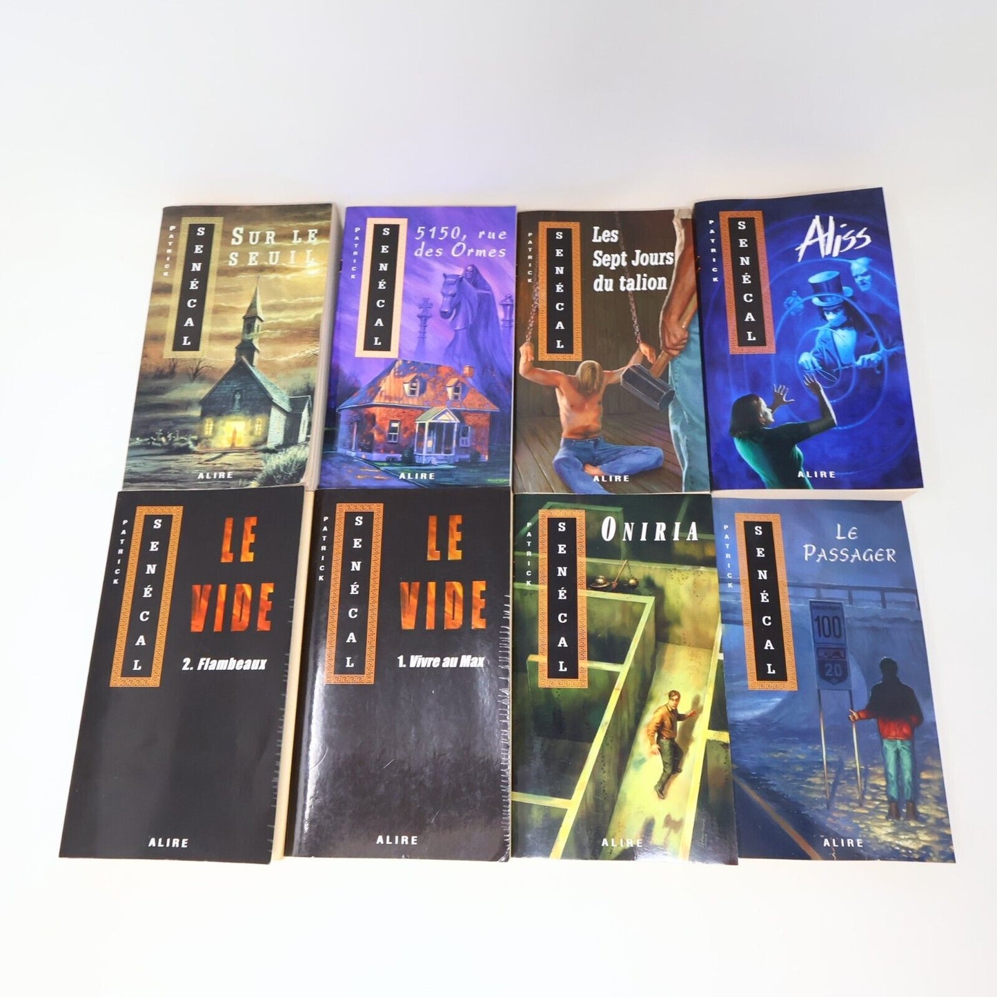 Patrick Senécal Thriller Horreur Lot 11 Livres Aliss Le Vide Oniria Français PB