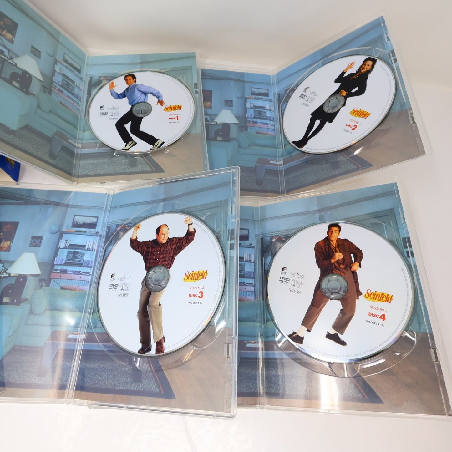 Seinfeld DVD Seasons 1 & 2 2004 Special Features Jerry Seinfeld NTSC 4:3