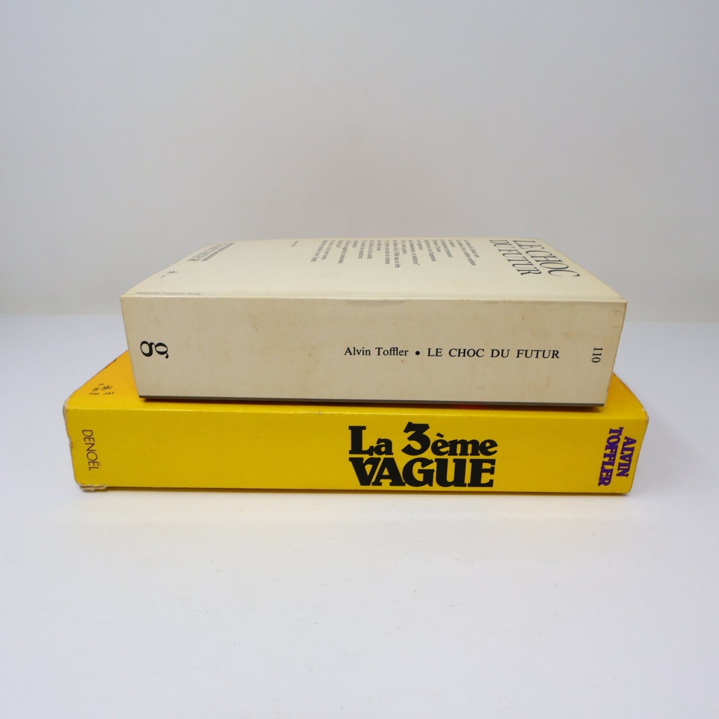 Alvin Toffler Lot 2 Livres Le Choc du Futur/La 3Ème Vague Société Histoire PB