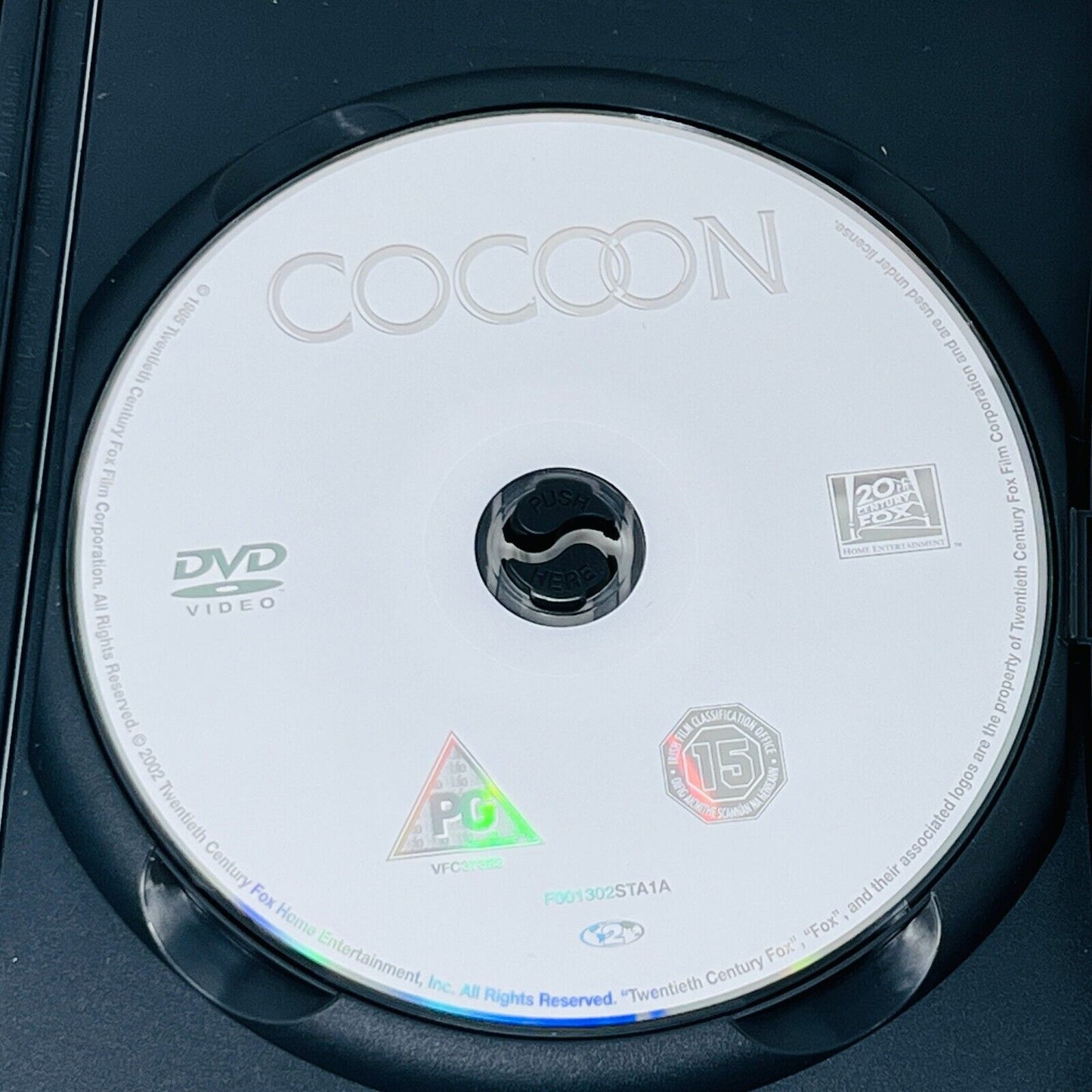 Cocoon DVD Pal Region 2 Tested Movie 2002 Twentieth Century Fox in English Only