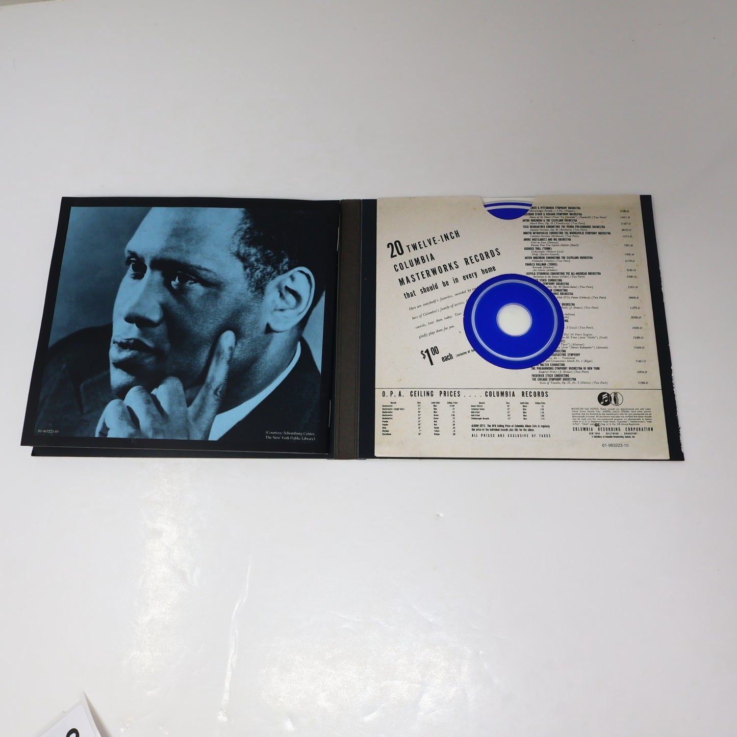 Paul Robeson Songs of Free Men CD Sony Classical MHK 63223 Balm In Gilead
