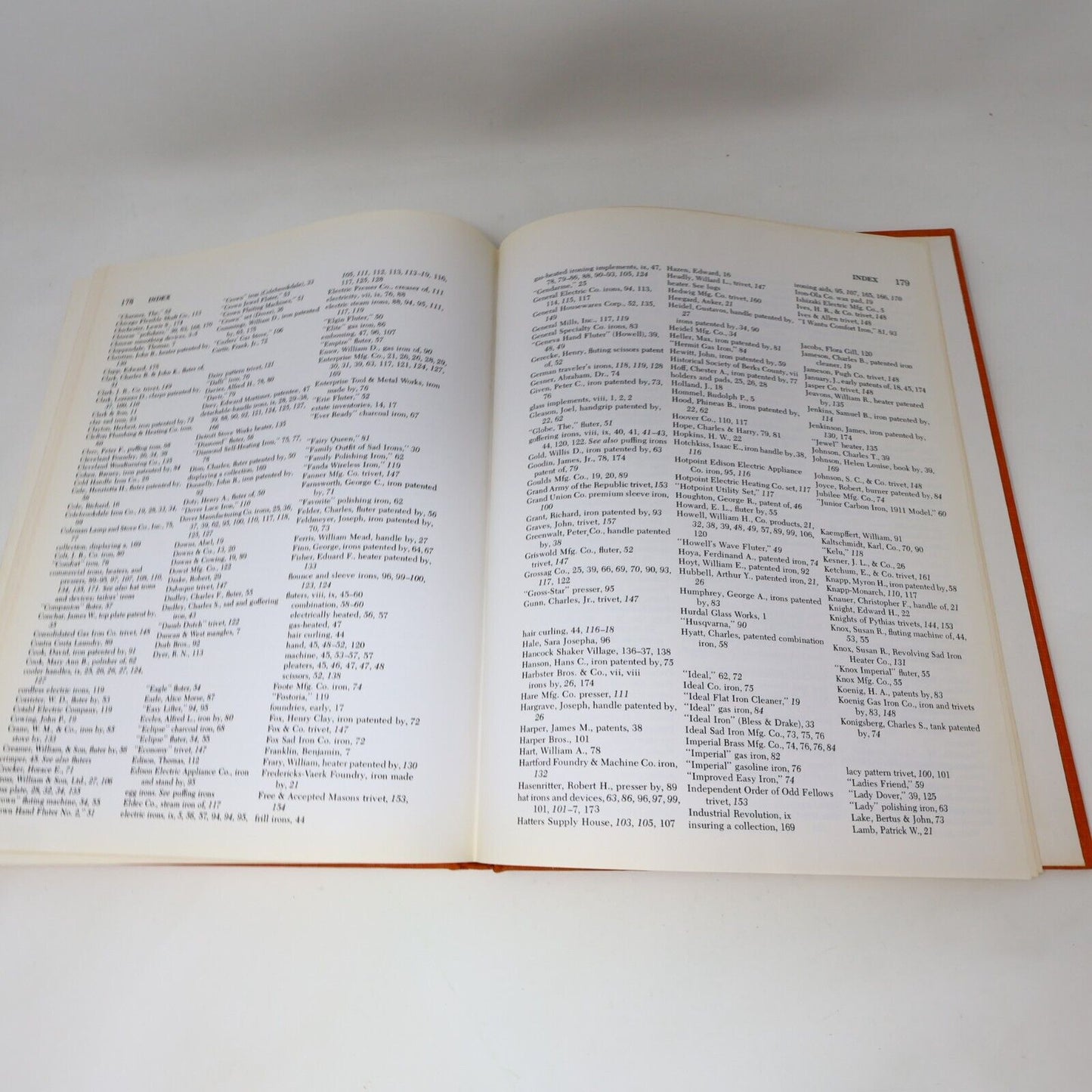 1977 A Collector's Guide To Pressing Irons and Trivets by Esther S. Berney HC