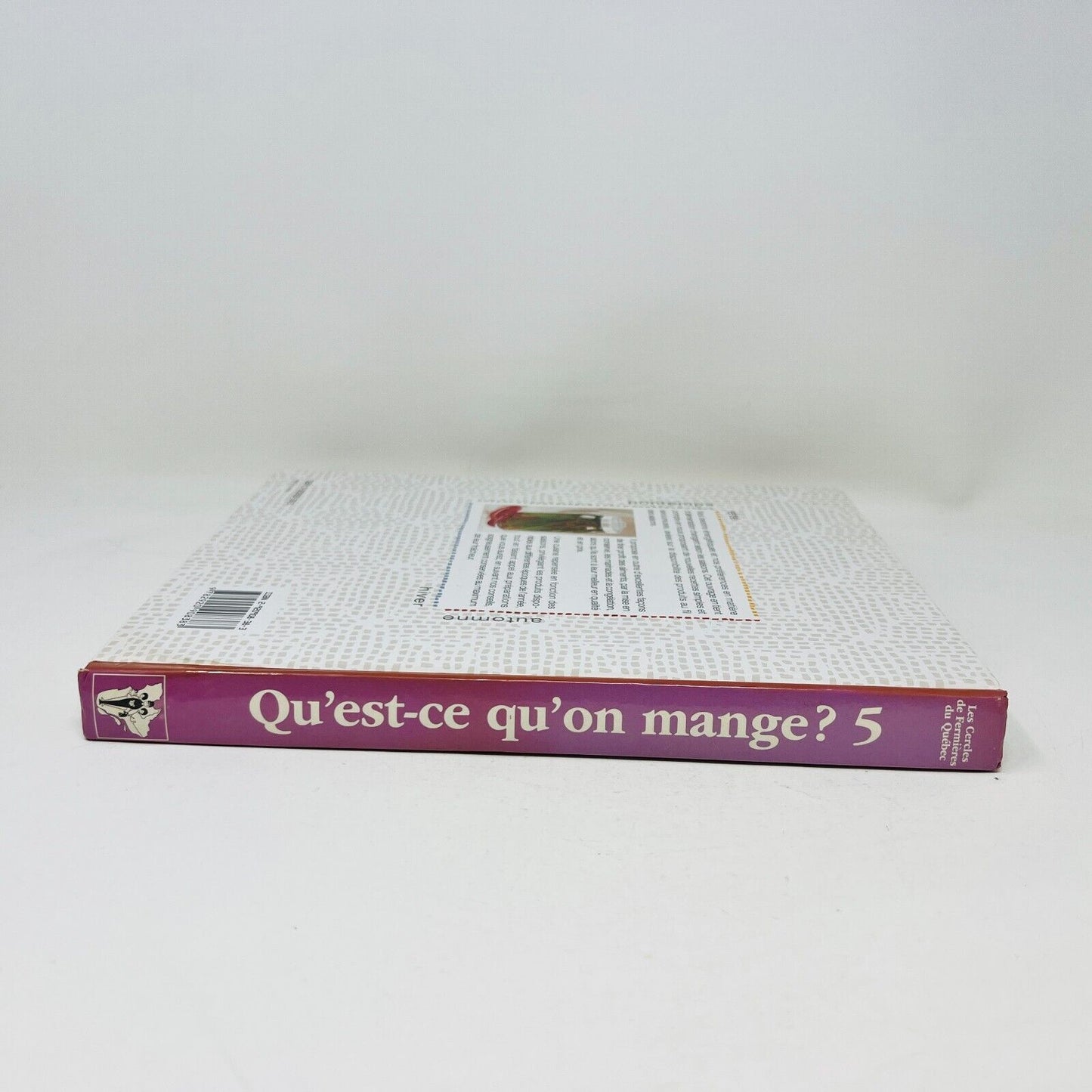 2000 Qu'est-ce qu'on Mange? #5 Cuisine Recettes Cercles Fermières du Québec HC