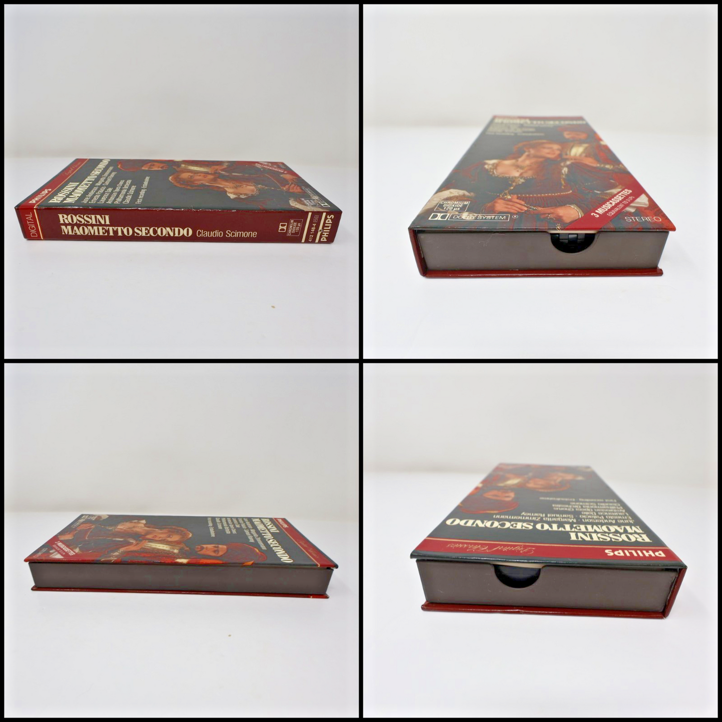 Rossini Maometto Secondo Cassette Box Claudio Scimone/Philharmonia/June Anderson