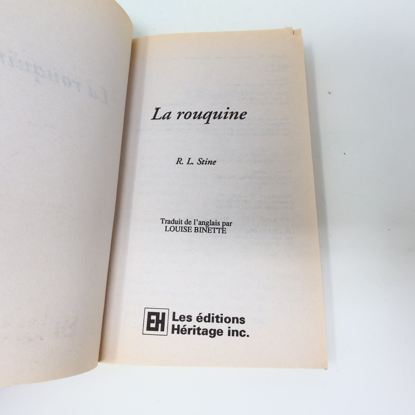 Lot 9 Livres Frissons Stine/Lerangis/Pike EH Français French La Gardienne Ados