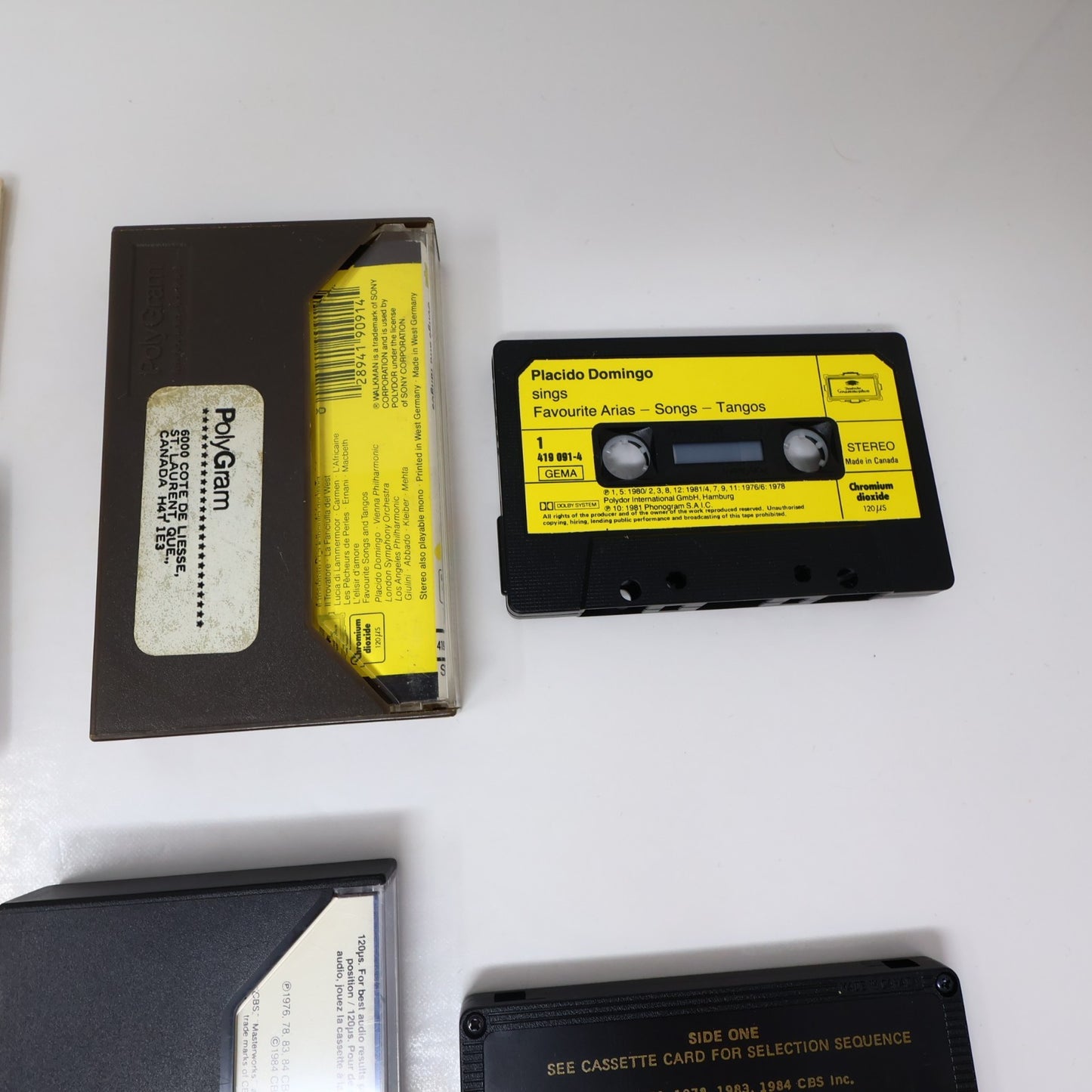 Placido Domingo 11 Cassettes Lot Arias/Save your Nights for Me/Unknown Puccini