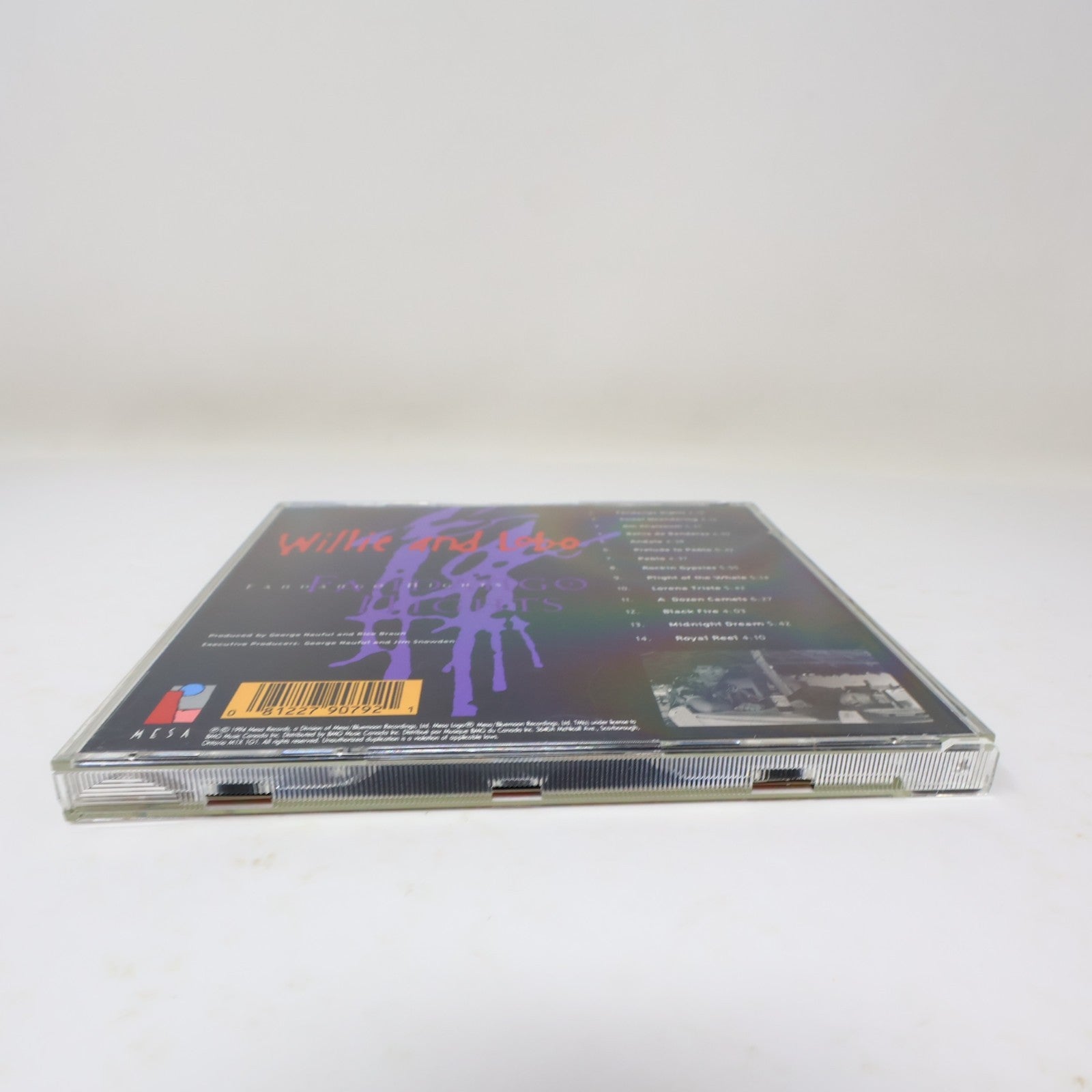 Fandango Nights CD Willie and Lobo Mesa 1994 Jazz Latin Folk R2 79079